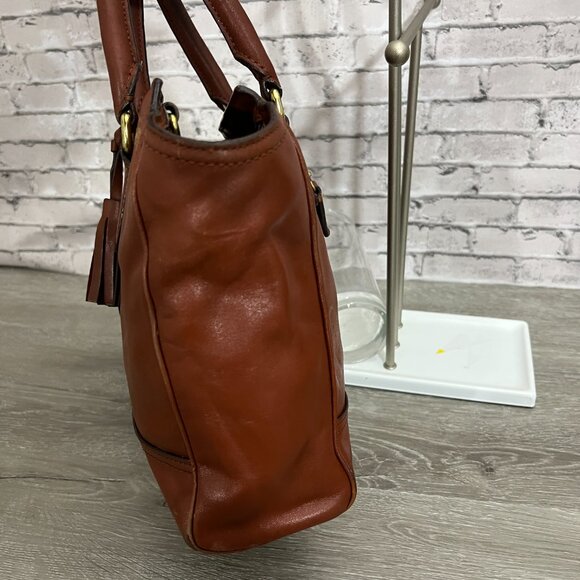 Coach Legacy Mini Tanner 2Way Brown Leather Bag Style 48894 Rare - Picture 4 of 6